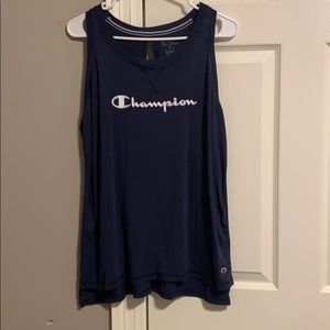 Champion tank top. Navy blue.